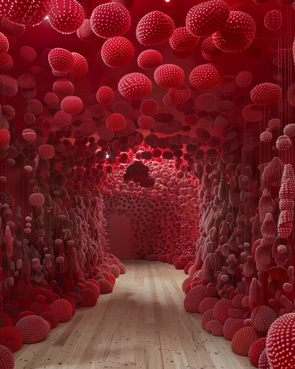 Accumulated Memory (Red Room Installation)