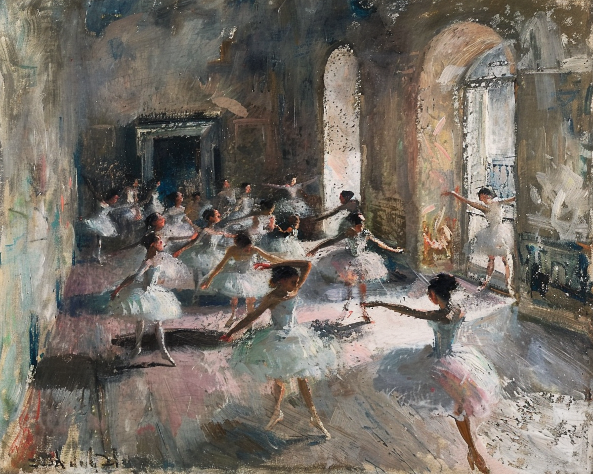 The Ballet Rehearsal at the Opéra